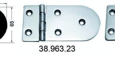 CERNIERA OSCULATI 128X65 PR SPORTELLI E PORTELLI