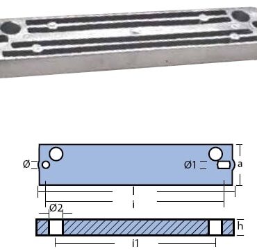 PIASTRA PER MERCURY/MERCRUISER