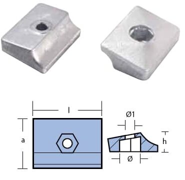 PLACCA PER F.B. JOHNSON EVINRUDE 8/9.9/15 HP