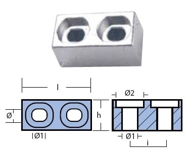 CUBO PER F.B. YAMAHA 115/225 HP