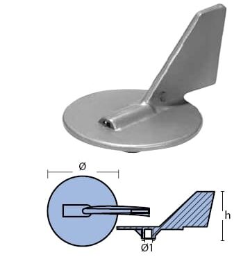 PINNA PER F.B. YAMAHA 2/4 T 150/225 HP