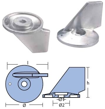 PIASTRA PER MOTORI SUZUKI 75/85/90 HP