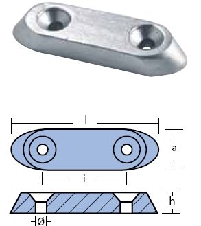 PIASTRINA PER MOTORI FB SUZUKI 2/4/6/8 HP
