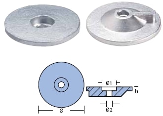 PIASTRINA PER MOTORI JOHNSON-OMC-EVINRUDE