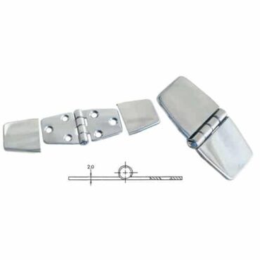 CERNIERA IN ACCIAIO INOX CON COPRIVITI