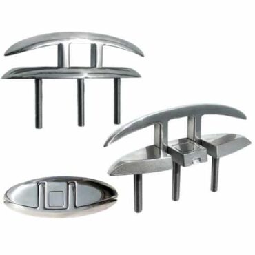 bitta abbattibile in acciaio inox per ormeggio e ancoraggio