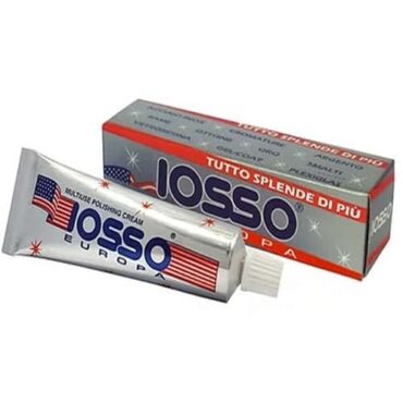 crema lucidante iosso per acciaio, cromature e vrt
