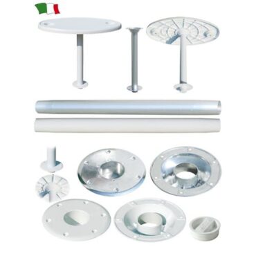 SUPPORTI TAVOLO SCOMPONIBILI IN ALLUMINIO