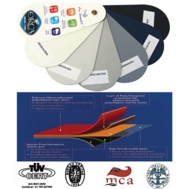 TESSUTO IN NEOPRENE PER PRODUZIONE E RIPARAZIONE DI BATTELLI PNEUMATICI