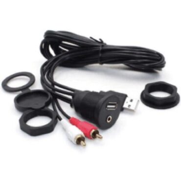 CAVO CON PORTA USB E AUX DA PLANCIA