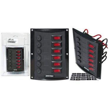 PANNELLO VERTICALE CON INTERRUTTORI LUMINOSI