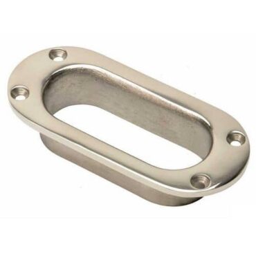 cubia ovale in acciao per passacavi e passa cima