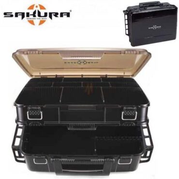 CASSETTA DA PESCA SAKURA MOTO RESISTENTE PER TRASPORTO ACCESSORI