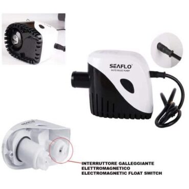 POMPA DI SENTINA AUTOMATICA CON GALLEGGIANTE ELETTROMAGNETICO