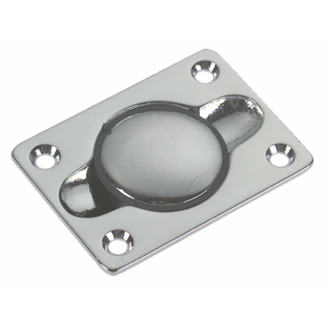 ALZAPAGLIOLO A BOTTONE MM.65X48 OTTONE CROMATO