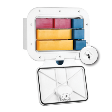 CASSETTIERA CON SERRATURA MM. 375X275X160P