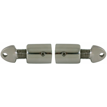 COPPIA DI GIUNTI A CAPPUCCIO IN ACCIAIO INOX