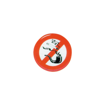 DIVIETO DI FUMARE A BORDO IN RILIEVO