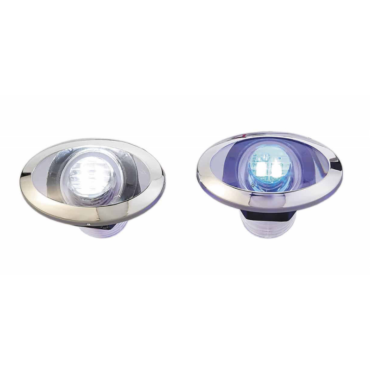 LUCE DI CORTESIA BLU A 2 LED 12V