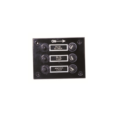 pannello tre interruttori