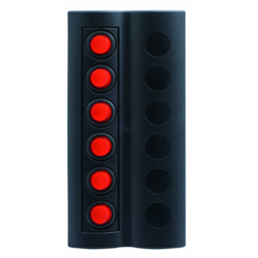 pannello a 6 interrutori