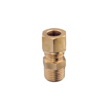 RACCORDO DRITTO IN OTTONE