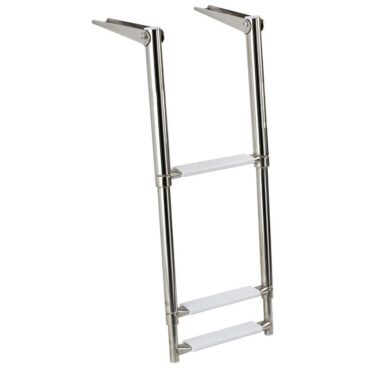 SCALETTE INOX TELESCOPICHE 3 GRADINI