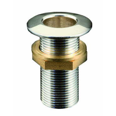 SCARICO A MARE CON BORDO BASSO IN OTTONE CROMATO