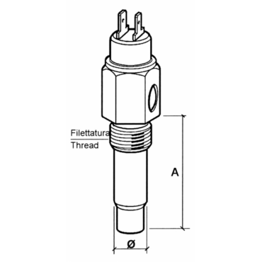 SENSORE VDO - TEMPERATURA ACQUA - TIPO A7
