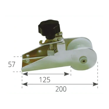musone corto di prua inox