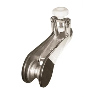 musone di prua con puleggia inox ancoraggio