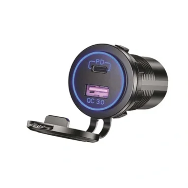 presa usb con presa C per impianto elettrico barca camper