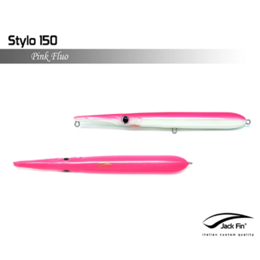 esca artificiale jack fin 150 stylo pink fluo