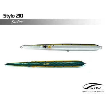 artificiale spinning jack fin stylo 210 colorazione sardina