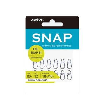 moschettone da pesca bkk 31 utilizzato per lo spinning