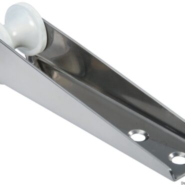 Acciaio inox lucidato a specchio con puleggia in termopolimero.