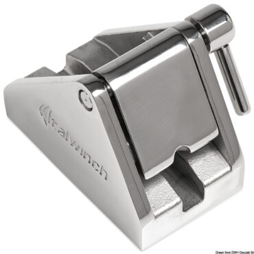 Blocca catena compatibili con le principali catene con diametro da 8 mm a 14 mm con traversino. Sono realizzati completamente in acciaio AISI 316.