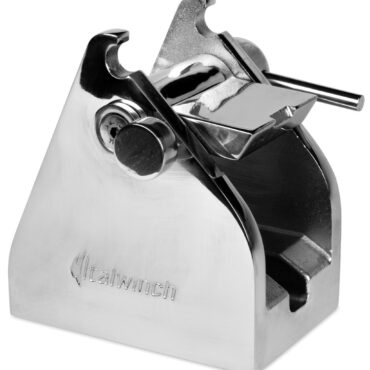 Blocca catena compatibili con le principali catene con diametro da 8 mm a 14 mm con traversino. Sono realizzati completamente in acciaio AISI 316.