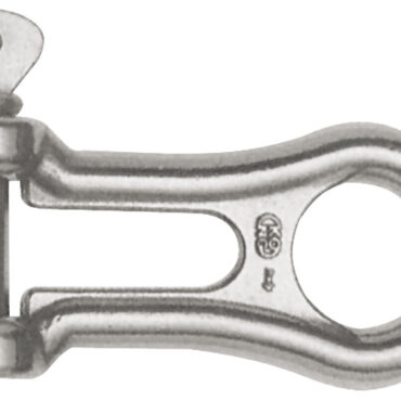 E’ un connettore a cavallotto per collegare ad ogni punto della catena dell’ancora principale la seconda ancora. Un grillo classico é infatti spesso difficile da inserire nelle strette maglie della catena calibrata.