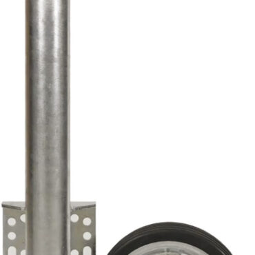 Ruotino con staffa di fissaggio.