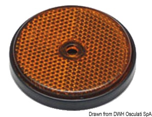 A forma tonda e triangolare. Ad alta visibilità.