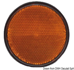 A forma tonda e triangolare. Ad alta visibilità.