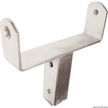 Bracket with tube 40 x 40 mm