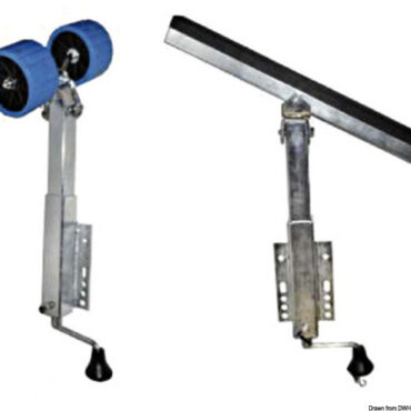 Si può abbinare agli appoggi 02.029.52 ed ai rulli e staffe 02.029.xx e 02.031.xx.