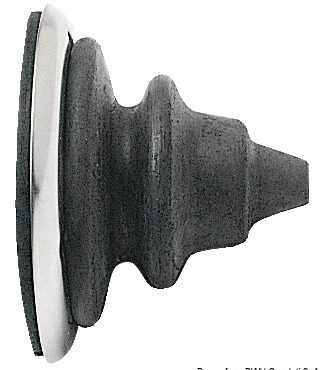 Ghiera in acciaio inox, soffietto in gomma DUTRAL anti-salino a tenuta stagna.