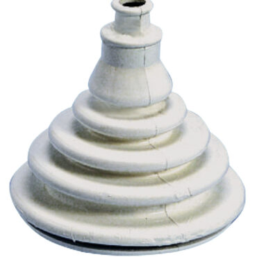 Tramite una apposita flangia incorporata, si monta a pressione sulla paratia del pozzetto, senza ghiere o viti. Terminale predisposto per essere tagliato.