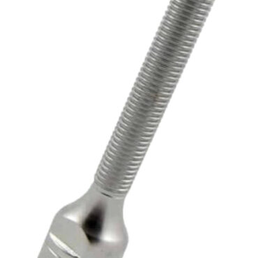 In acciaio inox 316 lucidato.