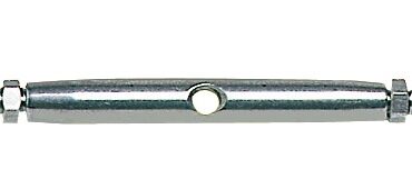 In acciaio inox AISI 316 lucidati a specchio. Finitura accurata, filetti scorrevoli, generosamente dimensionati per avere una forte escursione di regolazione.