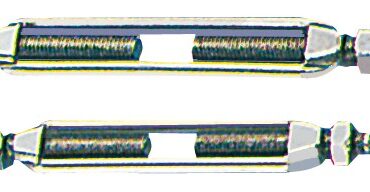 In acciaio inox AISI 316.