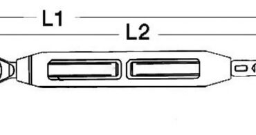 Con canula in bronzo cromato e terminali in acciaio inox AISI 316, da comporre secondo esigenze.